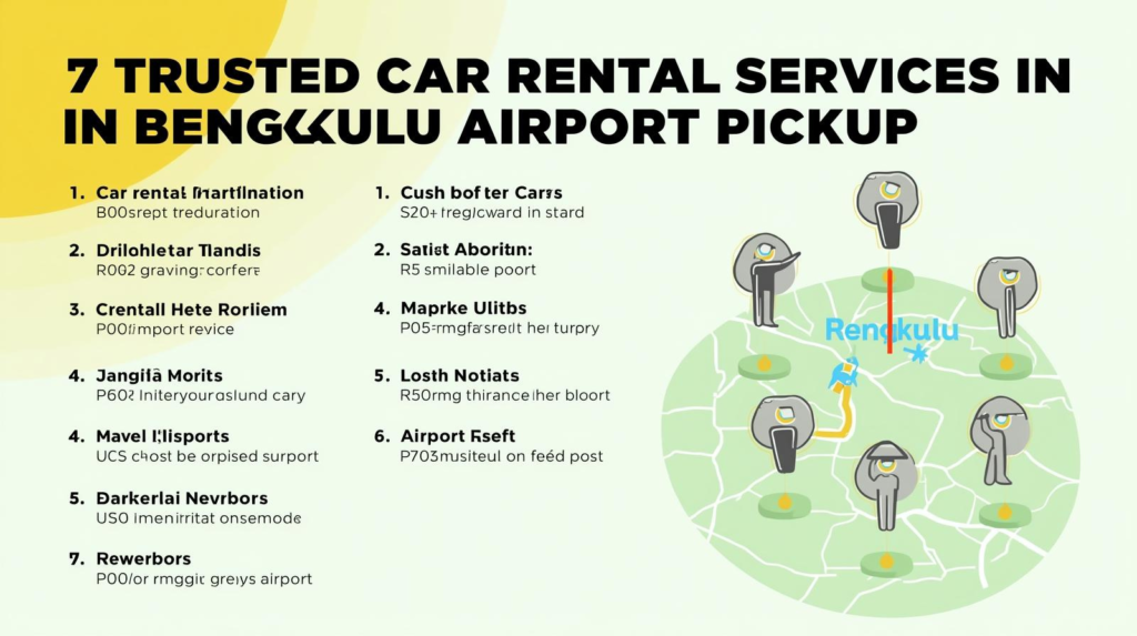 7 Rekomendasi Rental Mobil di Bengkulu yang Terpercaya dan Melayani Penjemputan Bandara